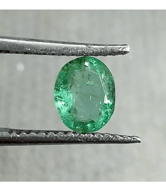 0.80ct Zambian Emerald, 100% Natural Gem - SMSGEMS 