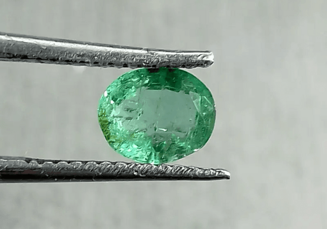 0.80ct Zambian Emerald, 100% Natural Gem - SMSGEMS 