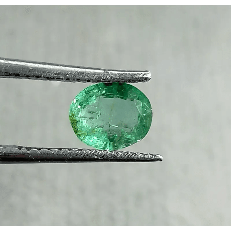 0.80ct Zambian Emerald, 100% Natural Gem - SMSGEMS 