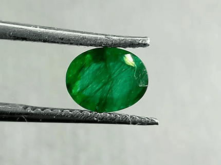 0.80ct Deep Green Emerald, 100% Natural Gem - SMSGEMS 