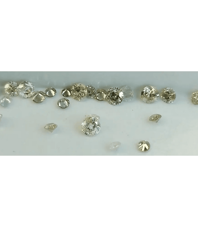 0.91ct faint to Fancy light Color natural untreated Diamond Parcel. - SMSGEMS 