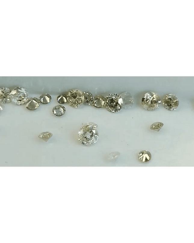 0.91ct faint to Fancy light Color natural untreated Diamond Parcel. - SMSGEMS 