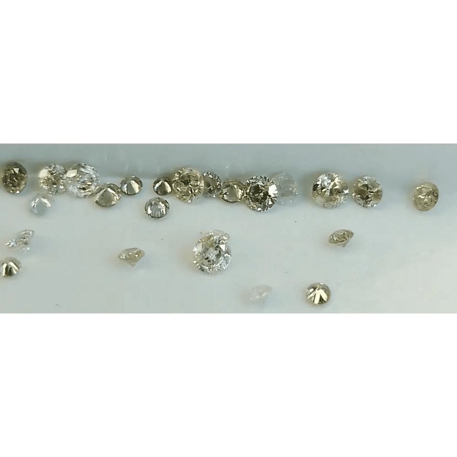 0.91ct faint to Fancy light Color natural untreated Diamond Parcel. - SMSGEMS 