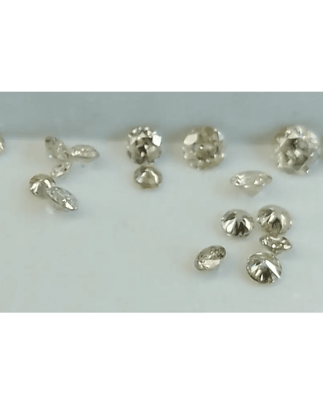 0.91ct faint to Fancy light Color natural untreated Diamond Parcel. - SMSGEMS 