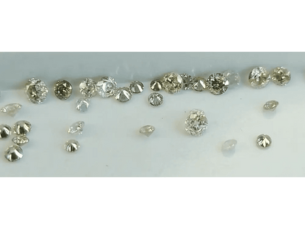 0.91ct faint to Fancy light Color natural untreated Diamond Parcel. - SMSGEMS 