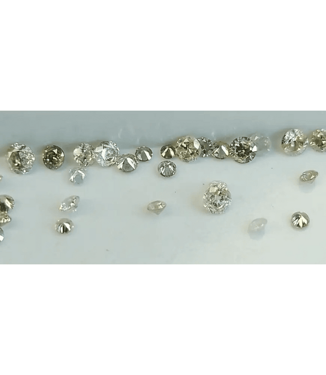 0.91ct faint to Fancy light Color natural untreated Diamond Parcel. - SMSGEMS 