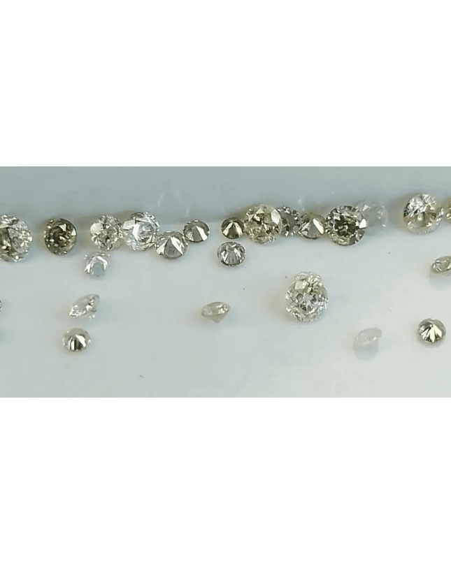 0.91ct faint to Fancy light Color natural untreated Diamond Parcel. - SMSGEMS 