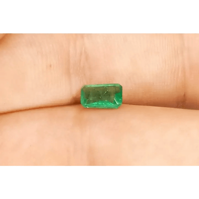 1.00ct Ethiopian Emerald Cut Emerald, 100% Natural Earth mined Gemstone - SMSGEMS 