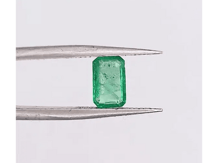 1.00ct Ethiopian Emerald Cut Emerald, 100% Natural Earth mined Gemstone - SMSGEMS 