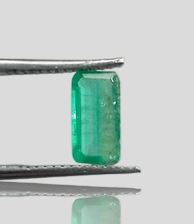 1.01ct Zambian Emerald , 100% Natural Gem - SMSGEMS 