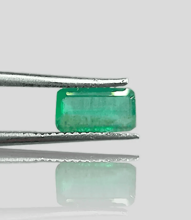 1.01ct Zambian Emerald , 100% Natural Gem - SMSGEMS 