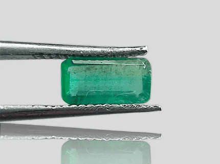 1.01ct Zambian Emerald , 100% Natural Gem - SMSGEMS 