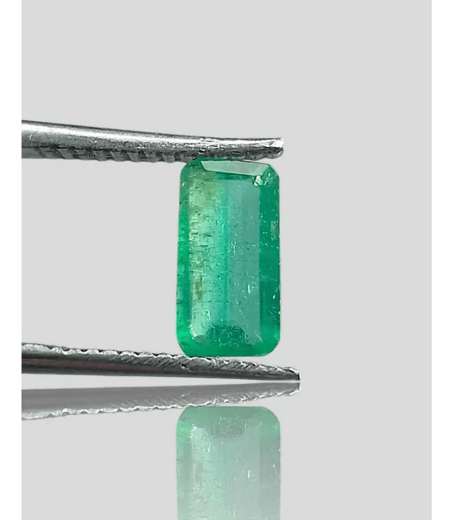 1.01ct Zambian Emerald , 100% Natural Gem - SMSGEMS 