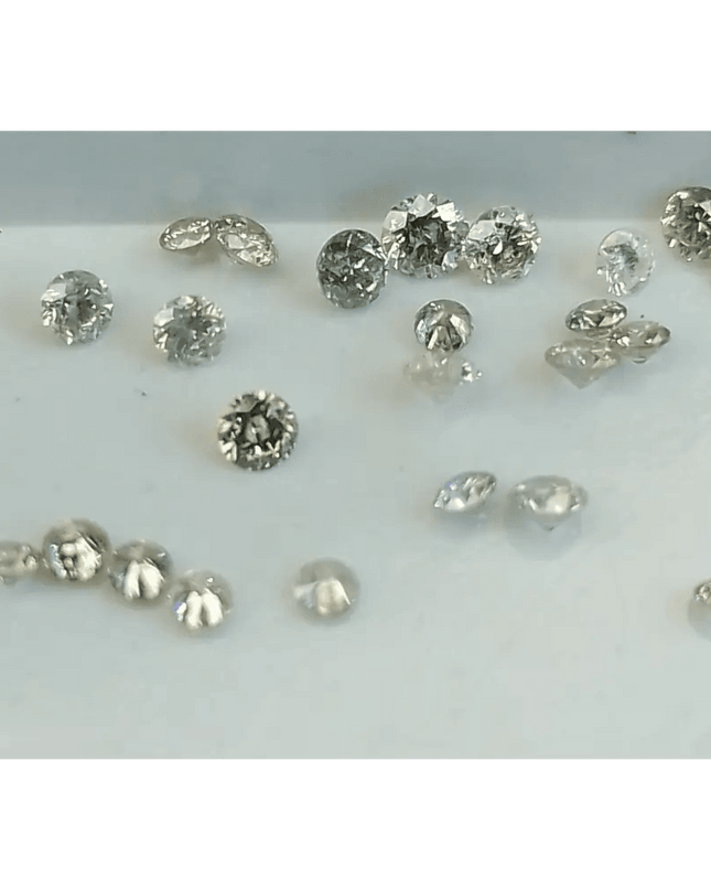 1.01ct White to Faint Color natural untreated Diamond Parcel. - SMSGEMS 