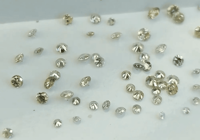 1.03ct faint to Fancy light Color natural untreated Diamond Parcel. - SMSGEMS 