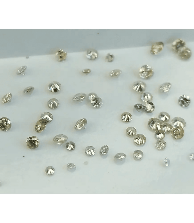 1.03ct faint to Fancy light Color natural untreated Diamond Parcel. - SMSGEMS 