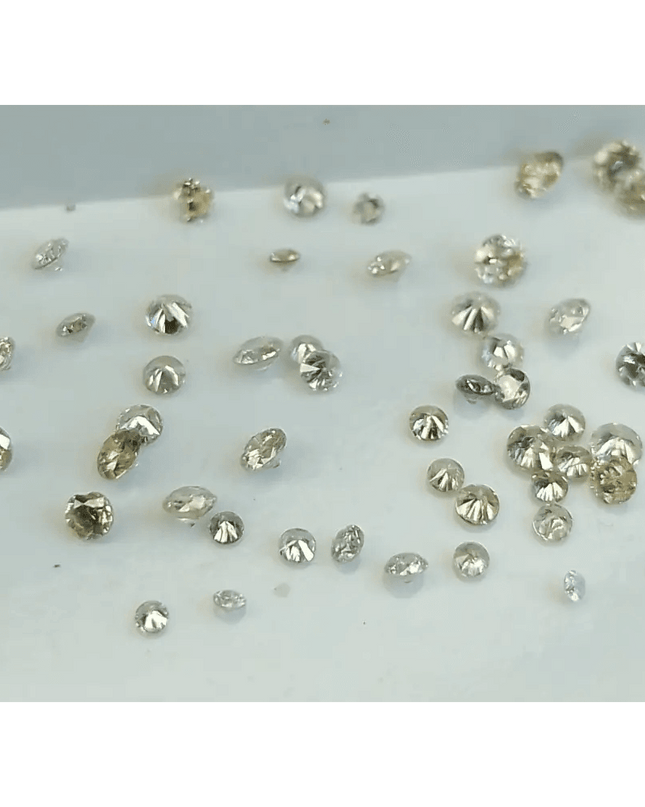 1.03ct faint to Fancy light Color natural untreated Diamond Parcel. - SMSGEMS 