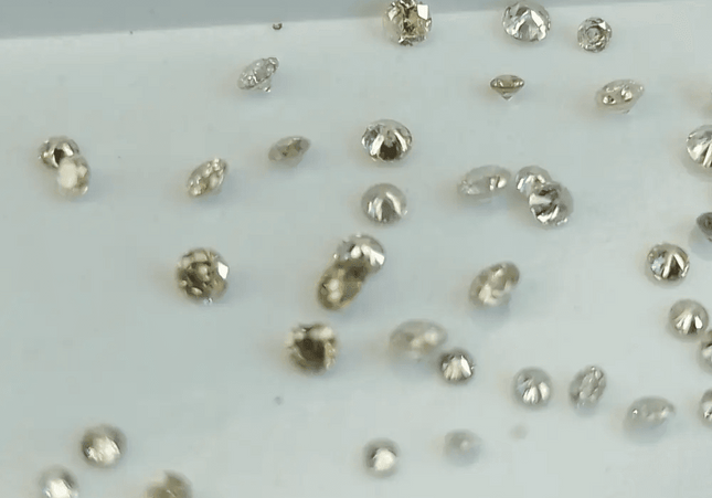 1.03ct faint to Fancy light Color natural untreated Diamond Parcel. - SMSGEMS 