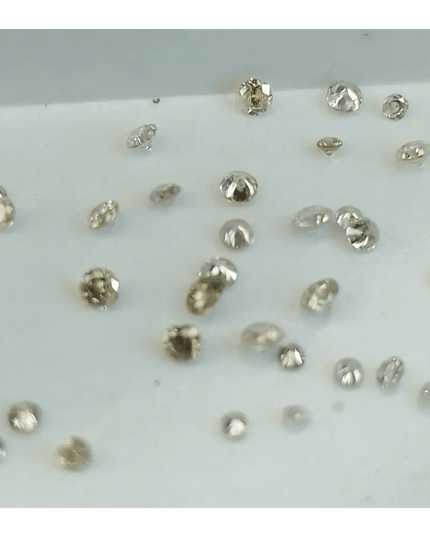 1.03ct faint to Fancy light Color natural untreated Diamond Parcel. - SMSGEMS 