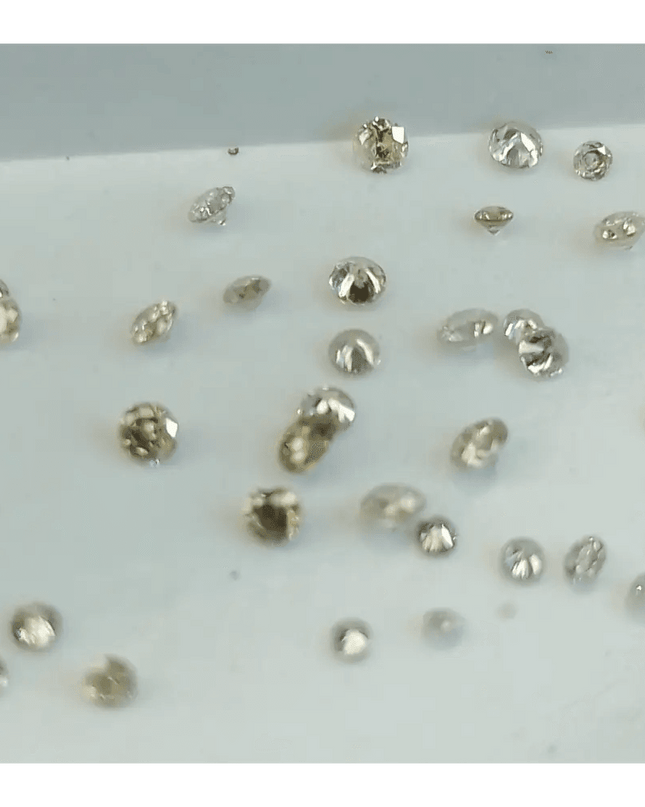 1.03ct faint to Fancy light Color natural untreated Diamond Parcel. - SMSGEMS 