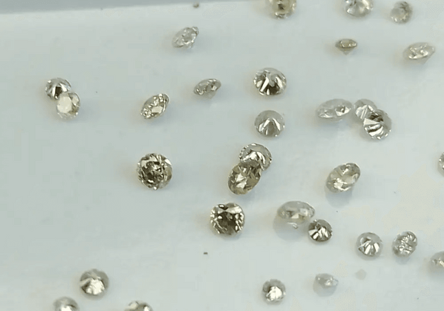 1.03ct faint to Fancy light Color natural untreated Diamond Parcel. - SMSGEMS 
