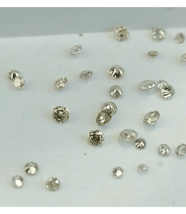 1.03ct faint to Fancy light Color natural untreated Diamond Parcel. - SMSGEMS 