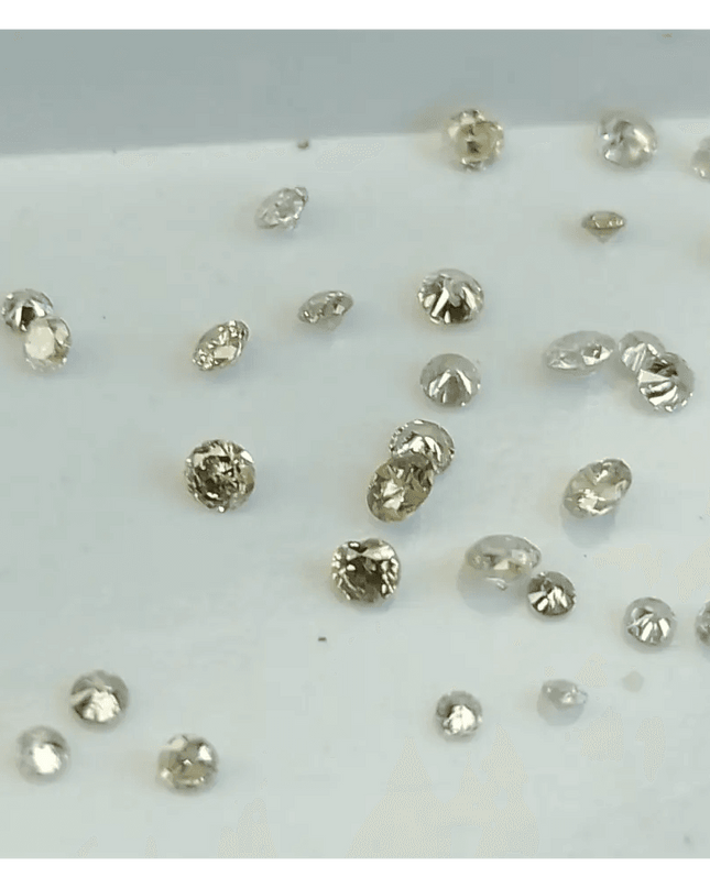 1.03ct faint to Fancy light Color natural untreated Diamond Parcel. - SMSGEMS 