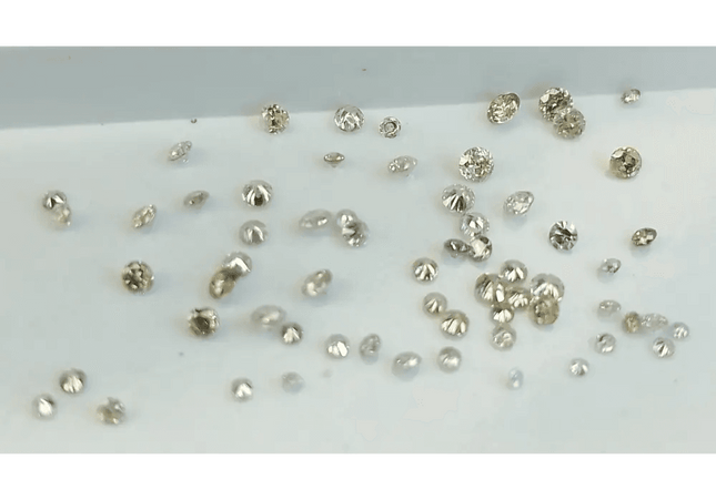 1.03ct faint to Fancy light Color natural untreated Diamond Parcel. - SMSGEMS 