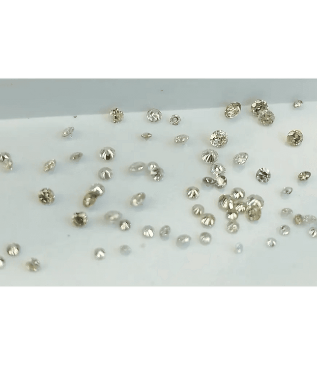 1.03ct faint to Fancy light Color natural untreated Diamond Parcel. - SMSGEMS 