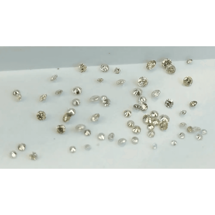 1.03ct faint to Fancy light Color natural untreated Diamond Parcel. - SMSGEMS 