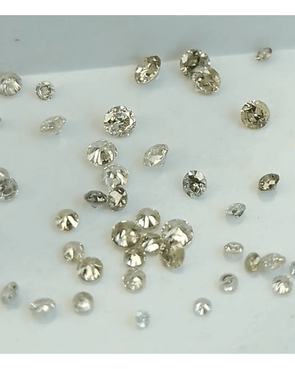 1.03ct faint to Fancy light Color natural untreated Diamond Parcel. - SMSGEMS 