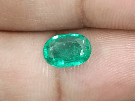 1.06ct Beautiful Zambian Emerald, Natural Emerald - SMSGEMS 