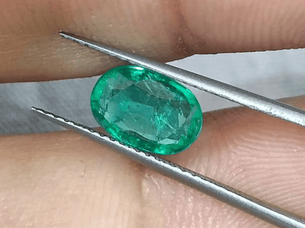 1.06ct Beautiful Zambian Emerald, Natural Emerald - SMSGEMS 