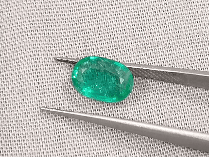 1.06ct Beautiful Zambian Emerald, Natural Emerald - SMSGEMS 