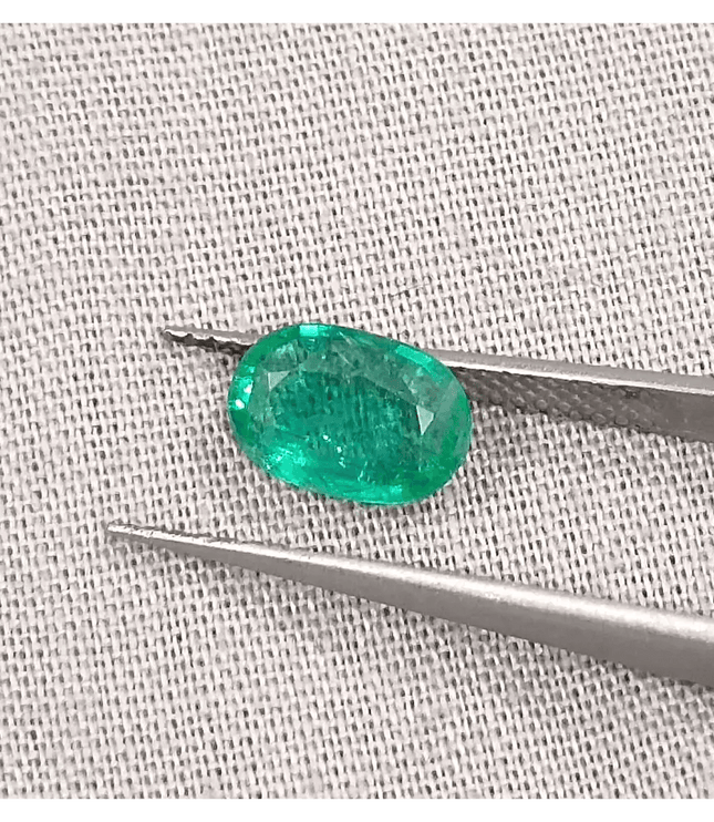 1.06ct Beautiful Zambian Emerald, Natural Emerald - SMSGEMS 
