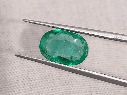 1.06ct Beautiful Zambian Emerald, Natural Emerald - SMSGEMS 