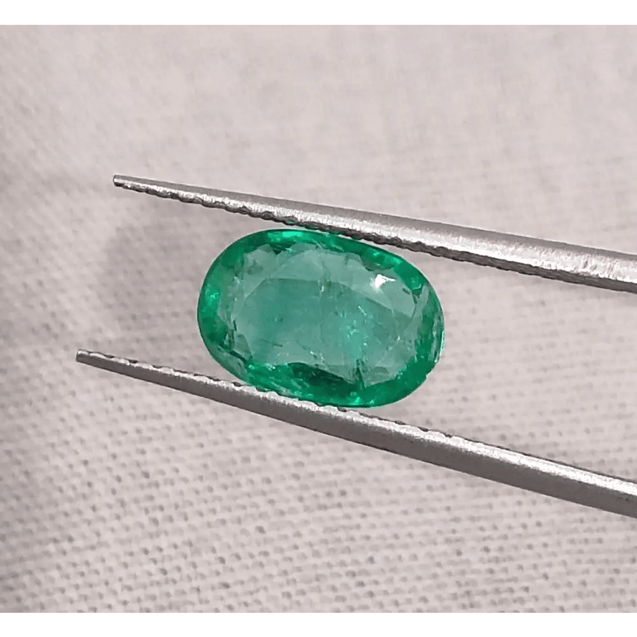 1.06ct Beautiful Zambian Emerald, Natural Emerald - SMSGEMS 
