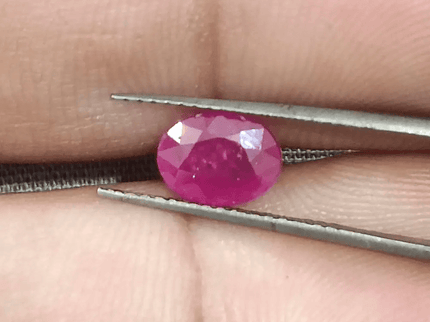 1.07ct Mozambique Ruby, Natural Earth Mined Gem - SMSGEMS 