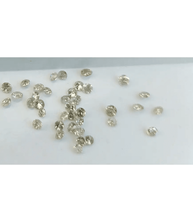 1.11ct faint to light Brown natural untreated Diamond Parcel. - SMSGEMS 