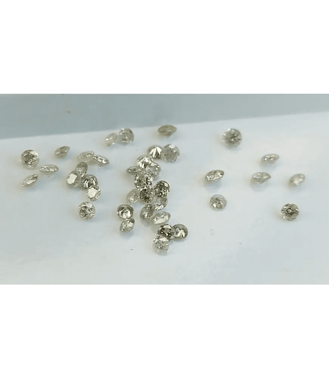 1.11ct faint to light Brown natural untreated Diamond Parcel. - SMSGEMS 