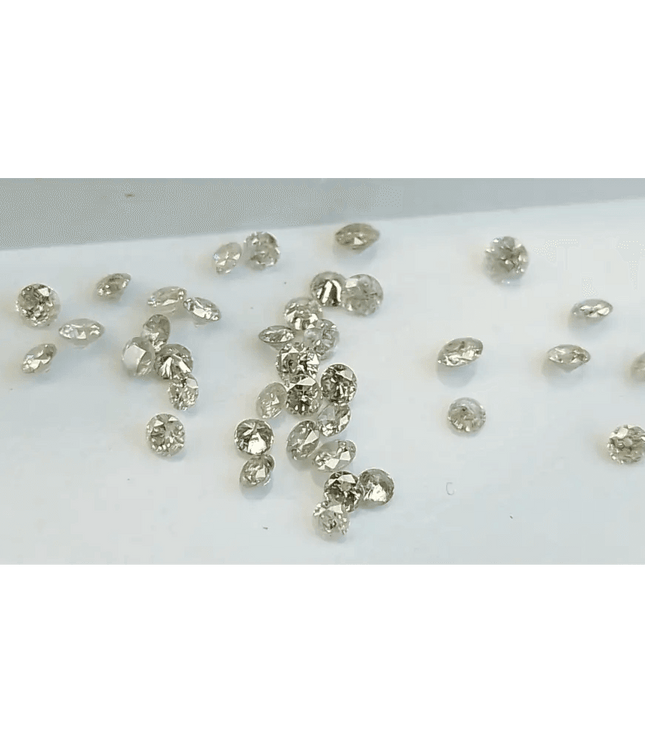 1.11ct faint to light Brown natural untreated Diamond Parcel. - SMSGEMS 