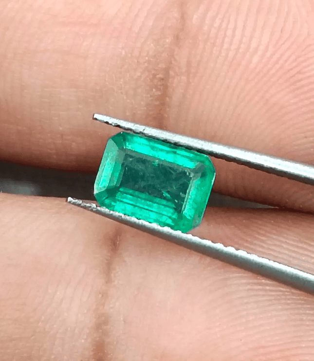 1.12ct Zambian Emerald, Natural Emerald - SMSGEMS 