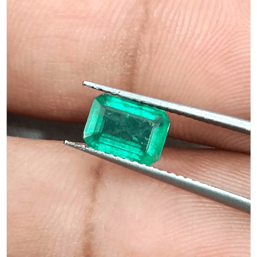 1.12ct Zambian Emerald, Natural Emerald - SMSGEMS 