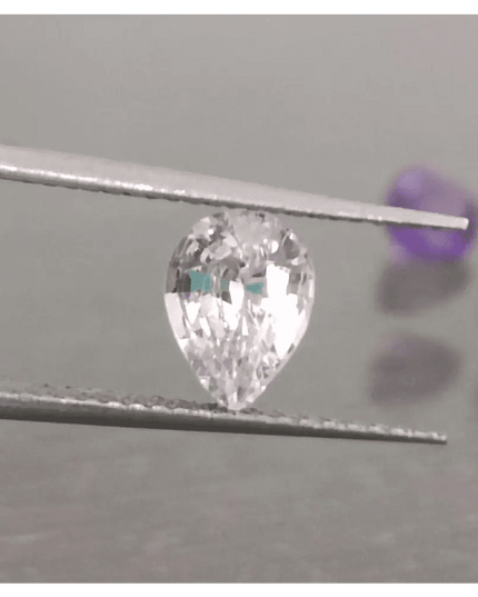 1.14ct Full luster White Sapphire, Untreated Natural Gemstone. - SMSGEMS 