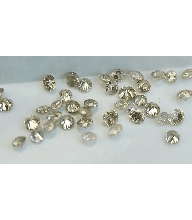 1.15ct faint to light Brown natural untreated Diamond Parcel. - SMSGEMS 