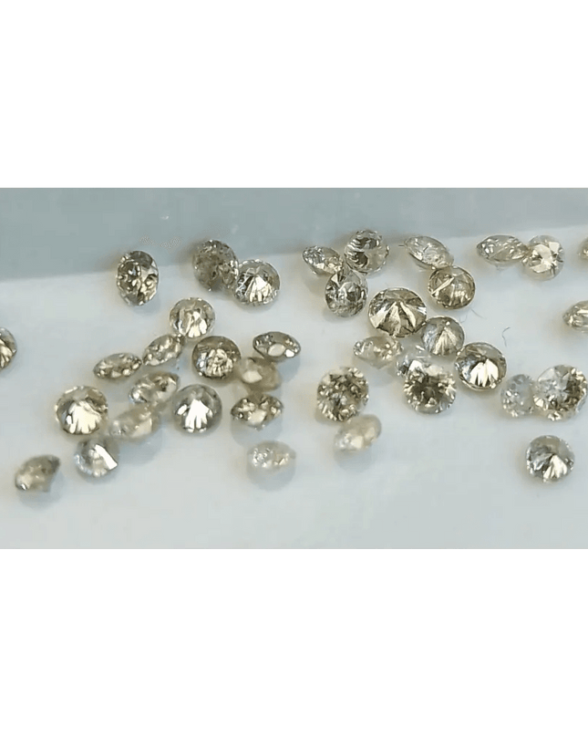 1.15ct faint to light Brown natural untreated Diamond Parcel. - SMSGEMS 