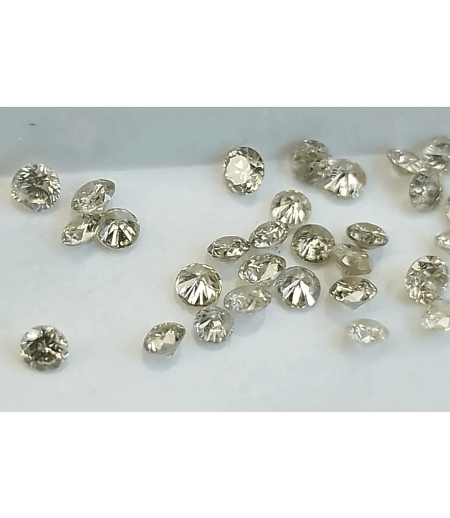 1.15ct faint to light Brown natural untreated Diamond Parcel. - SMSGEMS 