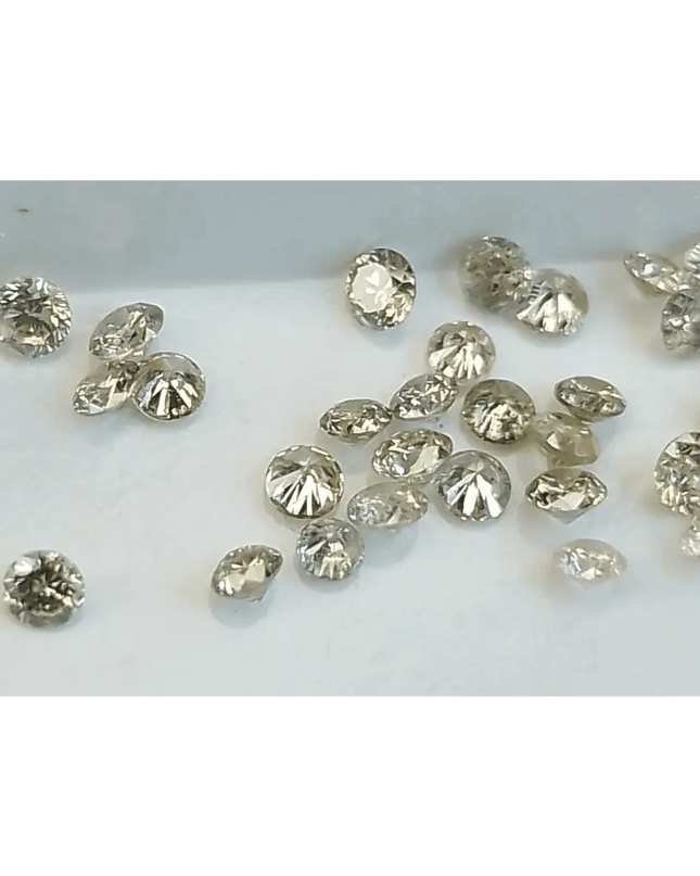 1.15ct faint to light Brown natural untreated Diamond Parcel. - SMSGEMS 