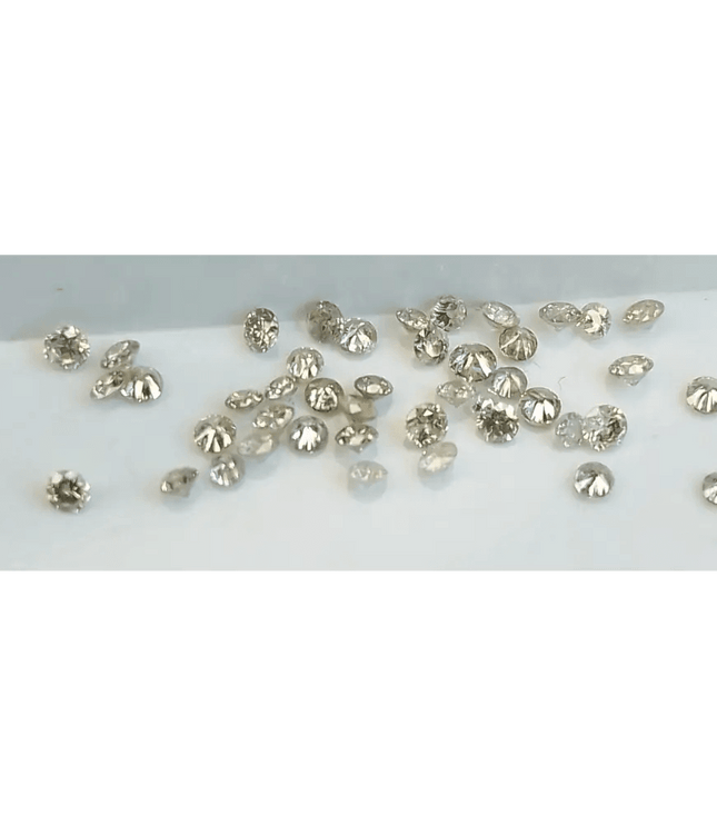 1.15ct faint to light Brown natural untreated Diamond Parcel. - SMSGEMS 