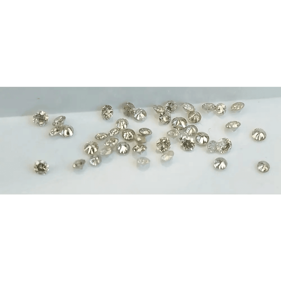1.15ct faint to light Brown natural untreated Diamond Parcel. - SMSGEMS 